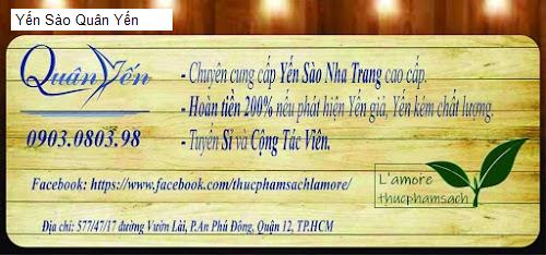 Danh sách 4 Cửa Hàng Yến Sào tại P. Thạnh Lộc, Quận 12, TP.HCM (Sài Gòn)
