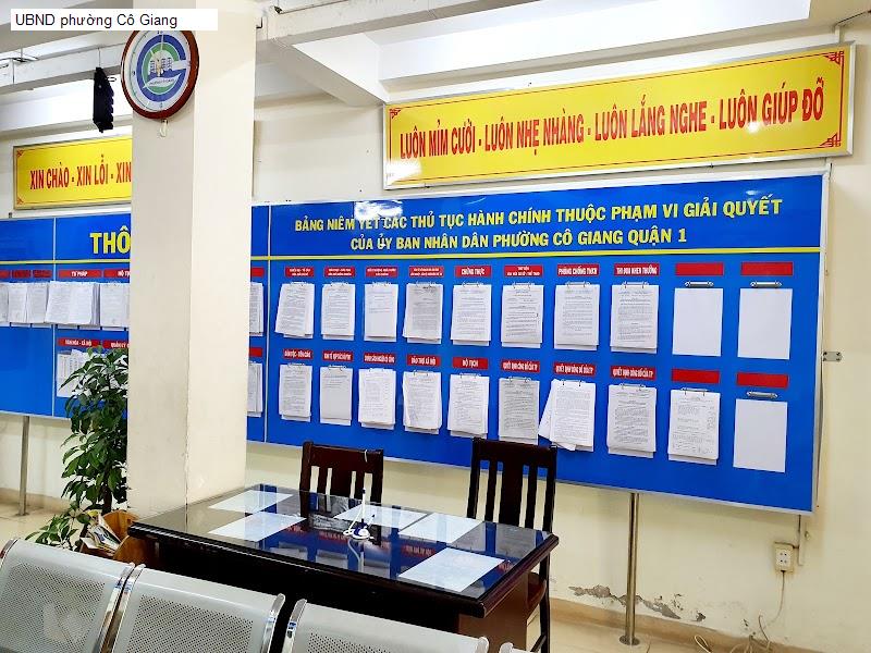 UBND phường Cô Giang