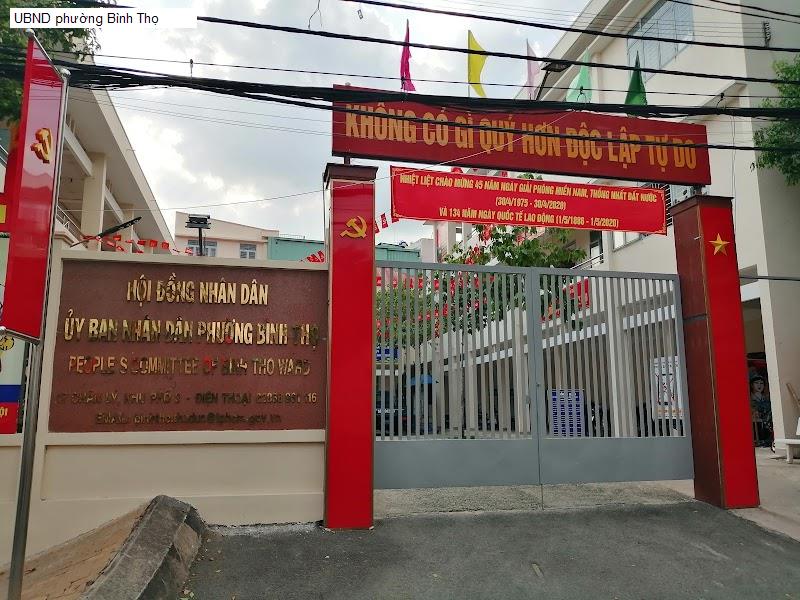 UBND phường Bình Thọ