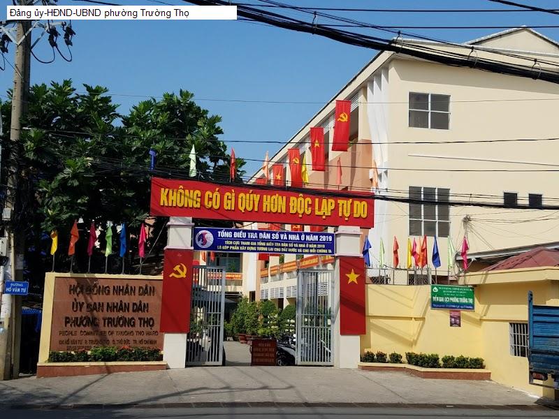 Đảng ủy-HĐND-UBND phường Trường Thọ