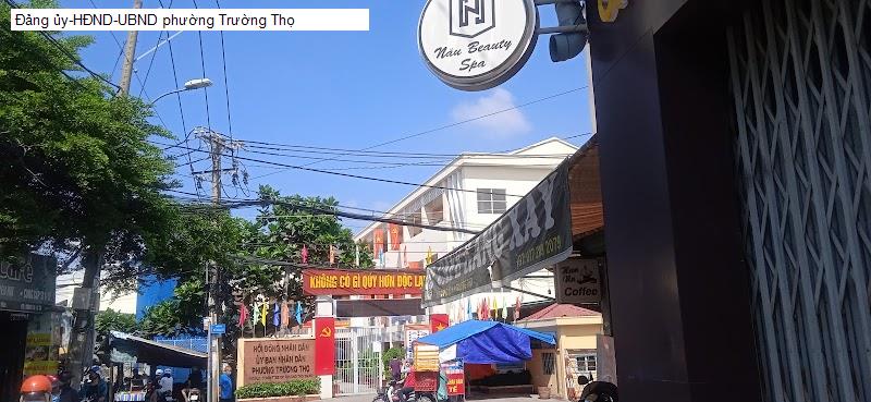 Đảng ủy-HĐND-UBND phường Trường Thọ