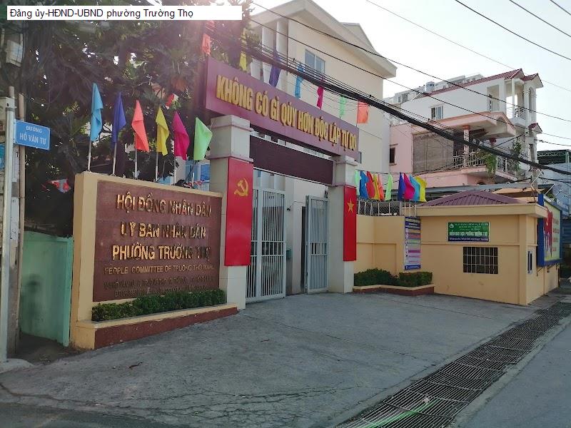Đảng ủy-HĐND-UBND phường Trường Thọ