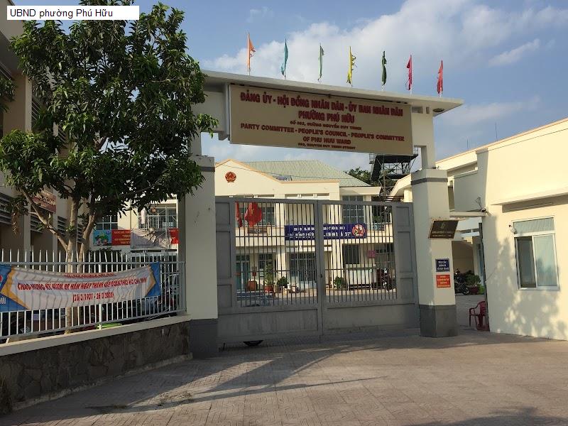 UBND phường Phú Hữu