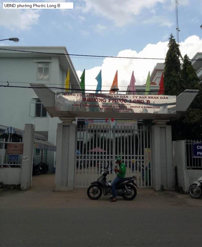 UBND phường Phước Long B