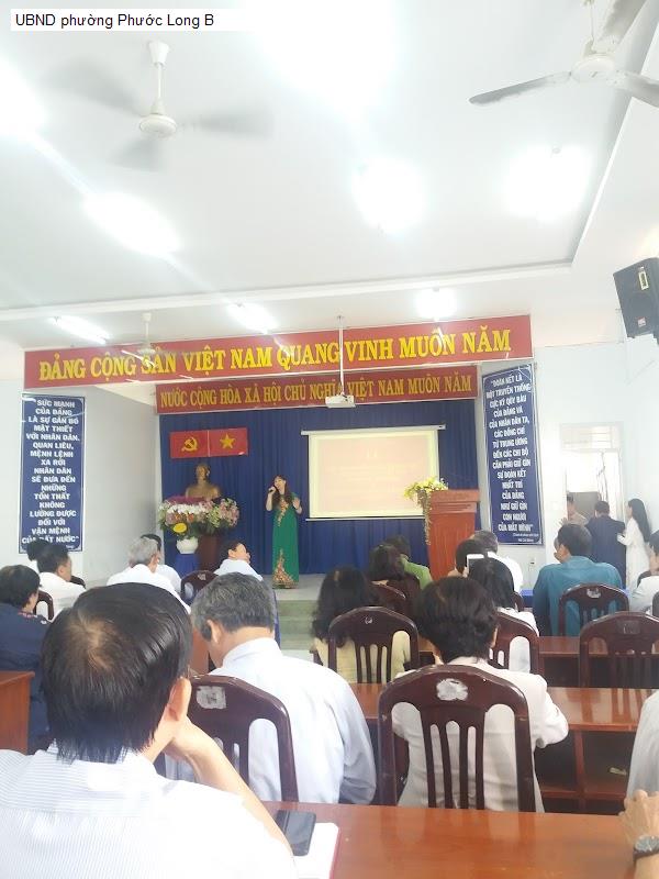 UBND phường Phước Long B