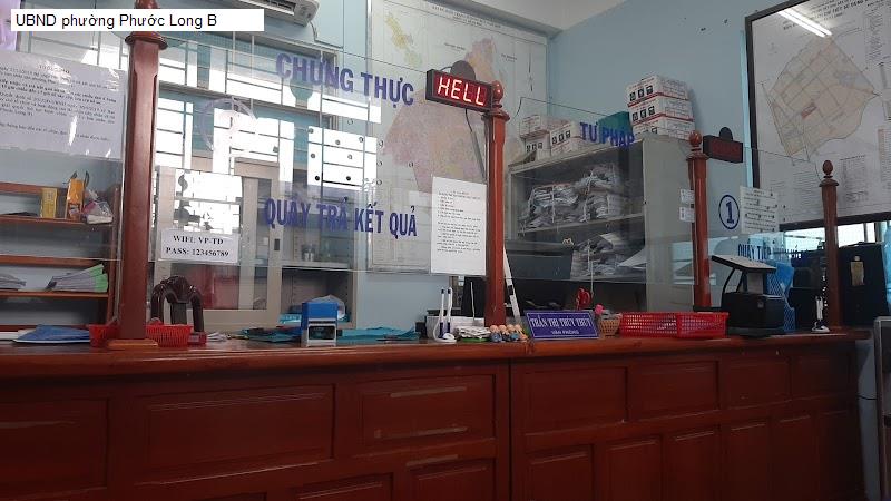 UBND phường Phước Long B