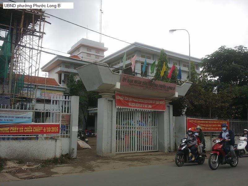 UBND phường Phước Long B