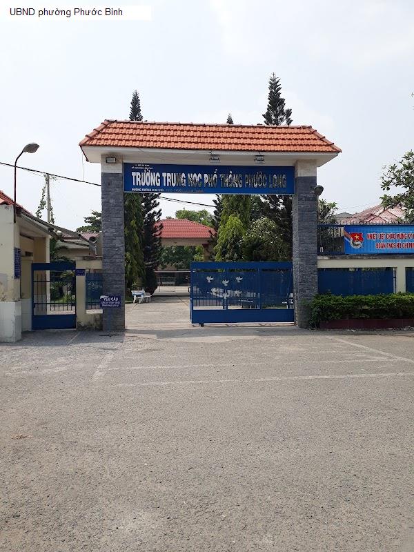 UBND phường Phước Bình