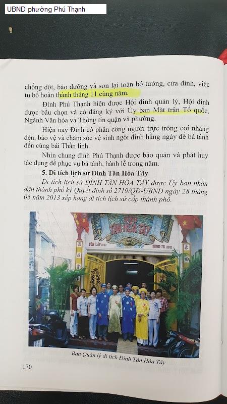 UBND phường Phú Thạnh