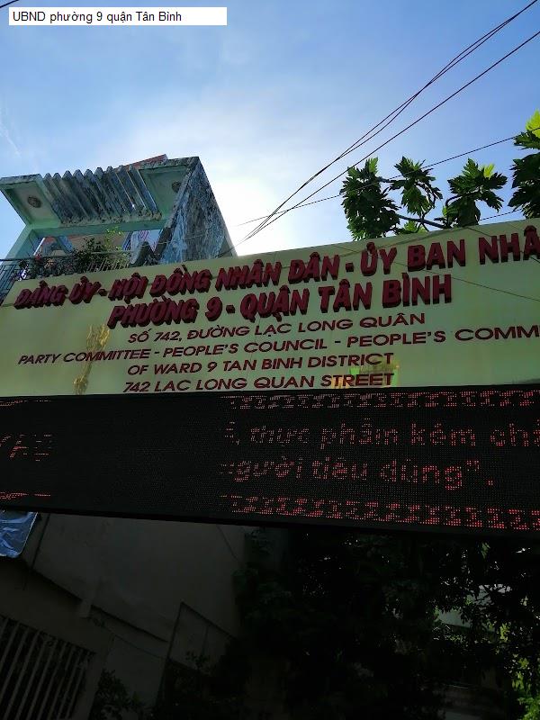 UBND phường 9 quận Tân Bình