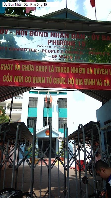 Ủy Ban Nhân Dân Phường 15