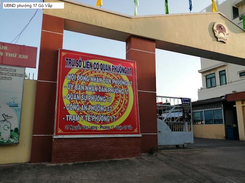 UBND phường 17 Gò Vấp