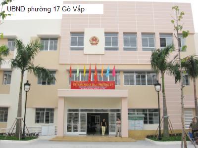 UBND phường 17 Gò Vấp