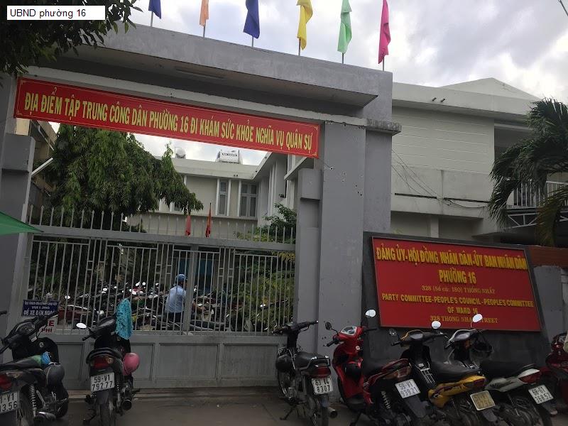 UBND phường 16