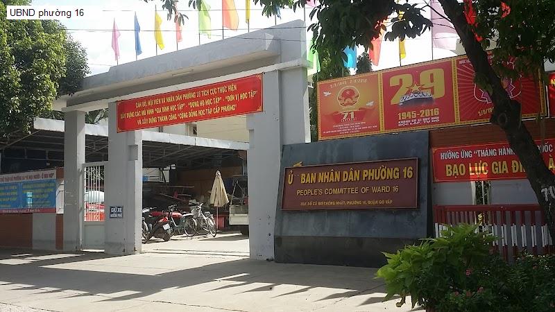 UBND phường 16