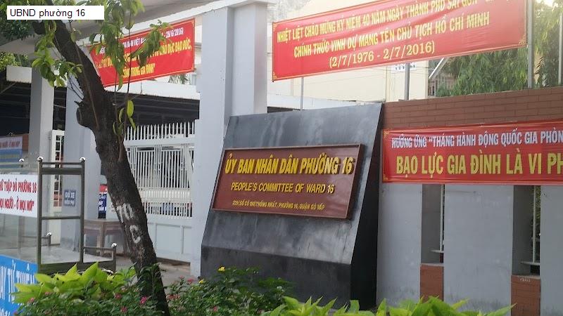 UBND phường 16