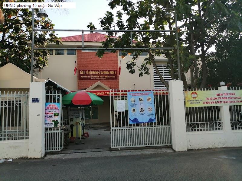 UBND phường 10 quận Gò Vấp