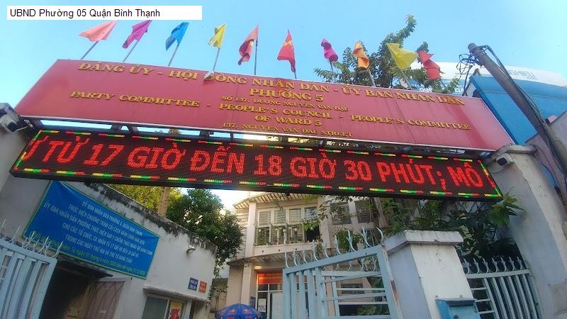 UBND Phường 05 Quận Bình Thạnh