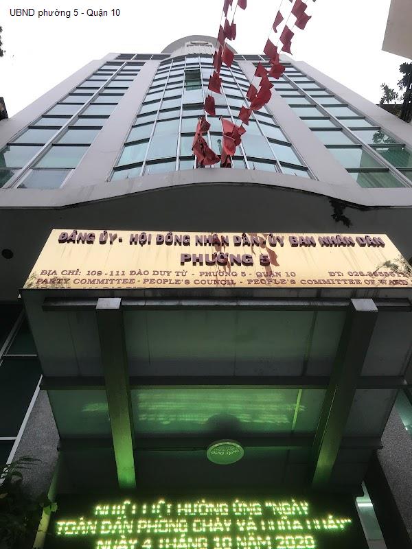 UBND phường 5 - Quận 10