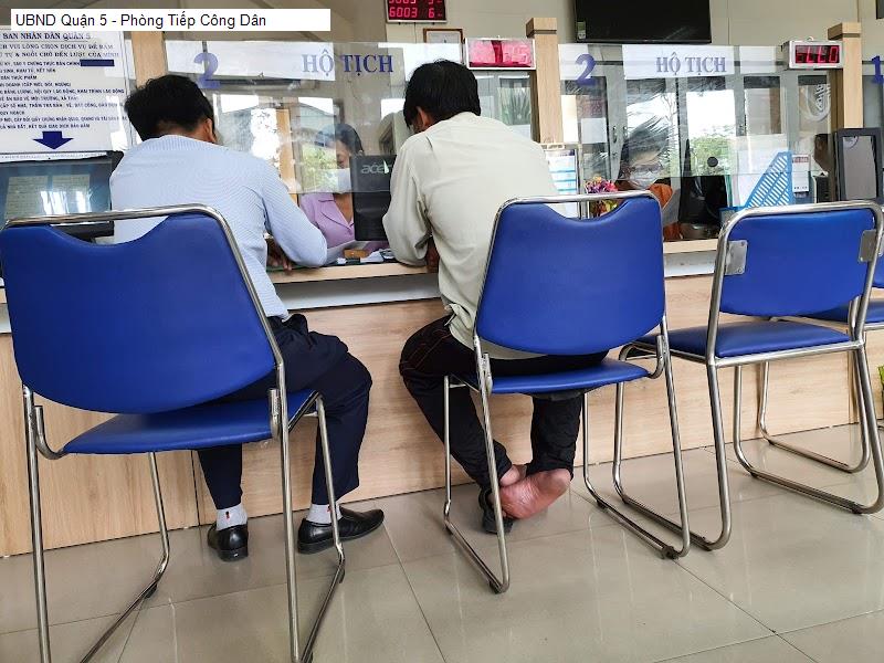 UBND Quận 5 - Phòng Tiếp Công Dân