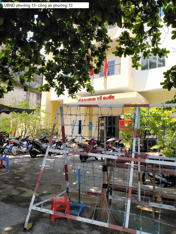 UBND phường 13- công an phường 13