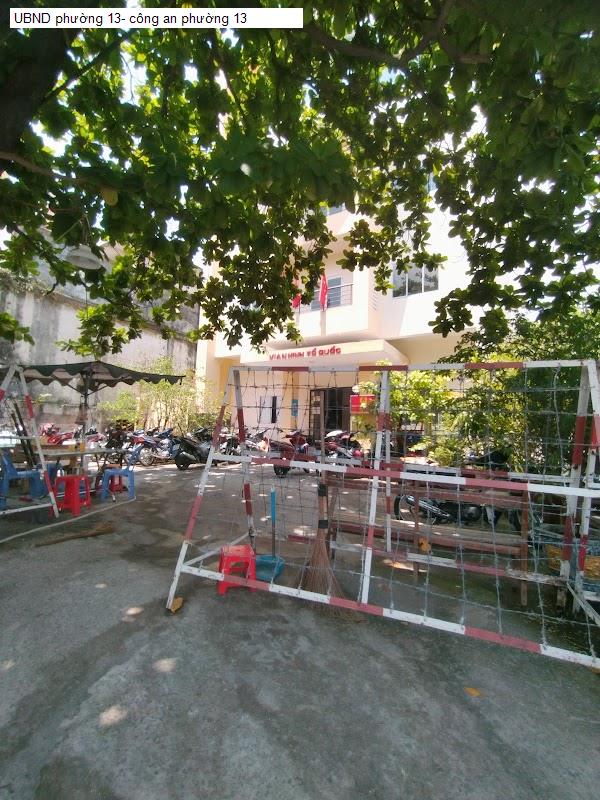 UBND phường 13- công an phường 13