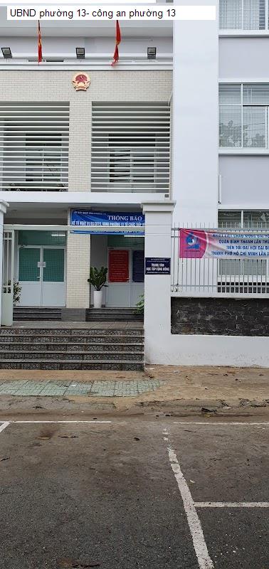 UBND phường 13- công an phường 13