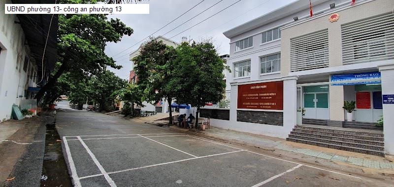 UBND phường 13- công an phường 13