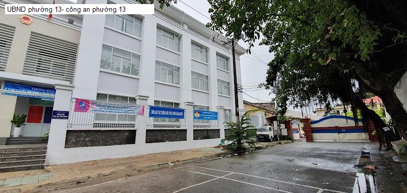 UBND phường 13- công an phường 13