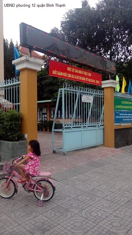 UBND phường 12 quận Bình Thạnh