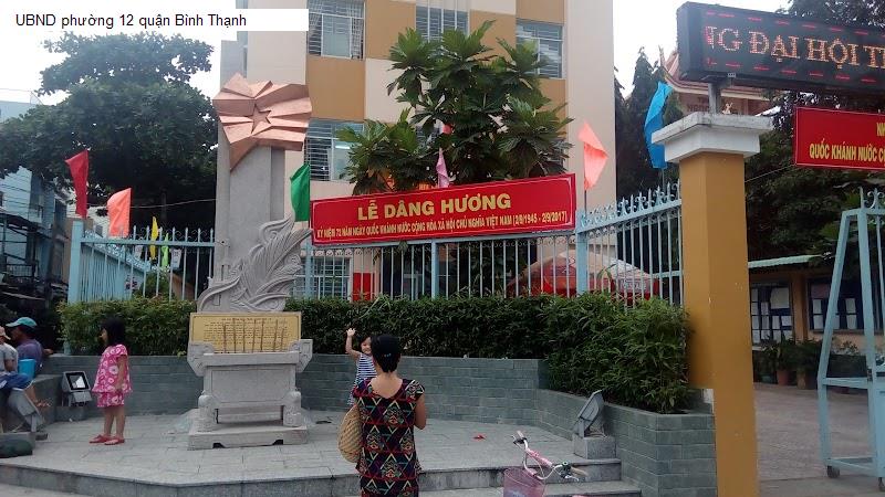 UBND phường 12 quận Bình Thạnh
