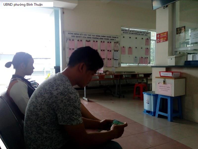 UBND phường Bình Thuận