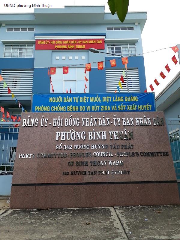 UBND phường Bình Thuận