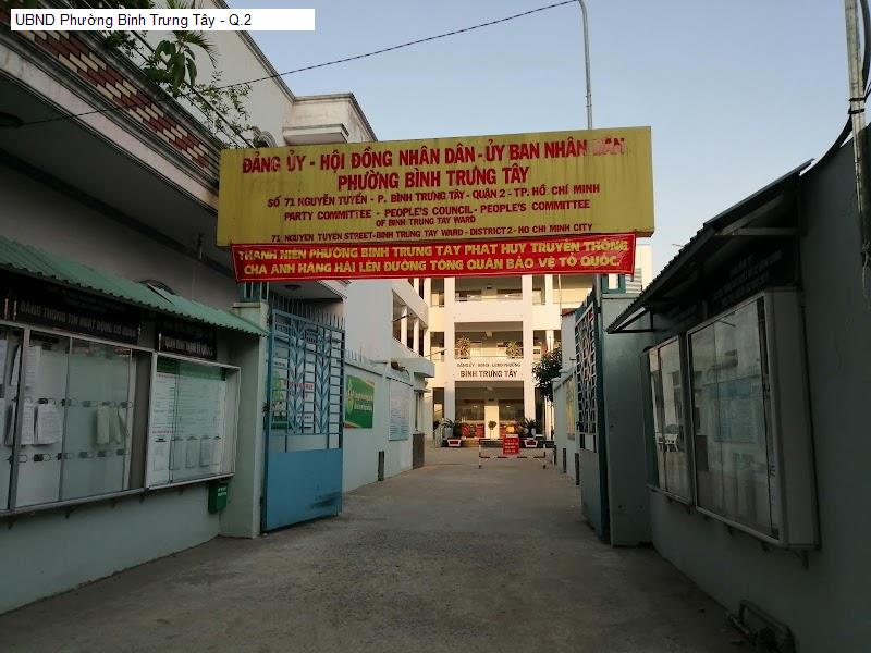UBND Phường Bình Trưng Tây - Q.2