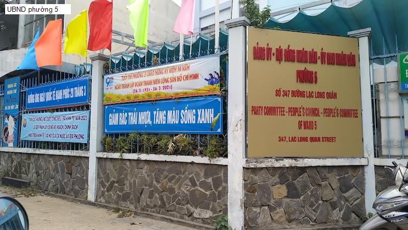 UBND phường 5