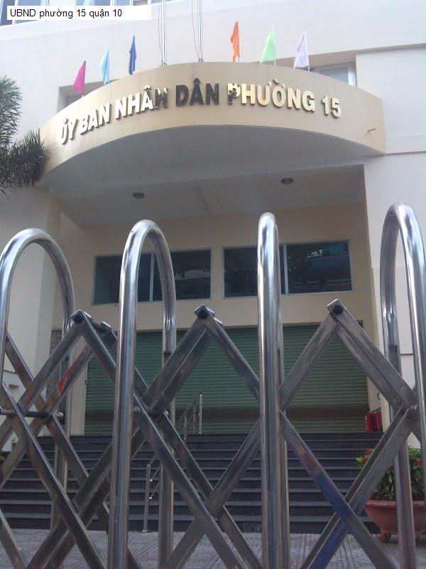 UBND phường 15 quận 10
