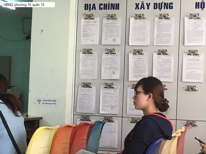 UBND phường 15 quận 10