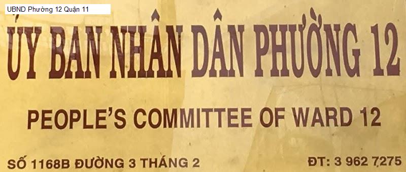 UBND Phường 12 Quận 11