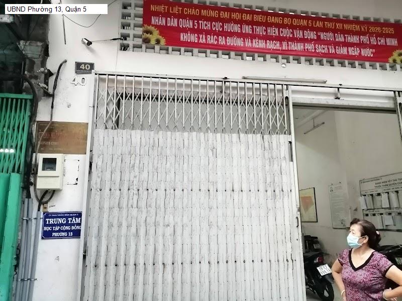 UBND Phường 13, Quận 5