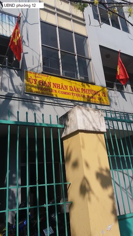 UBND phường 12
