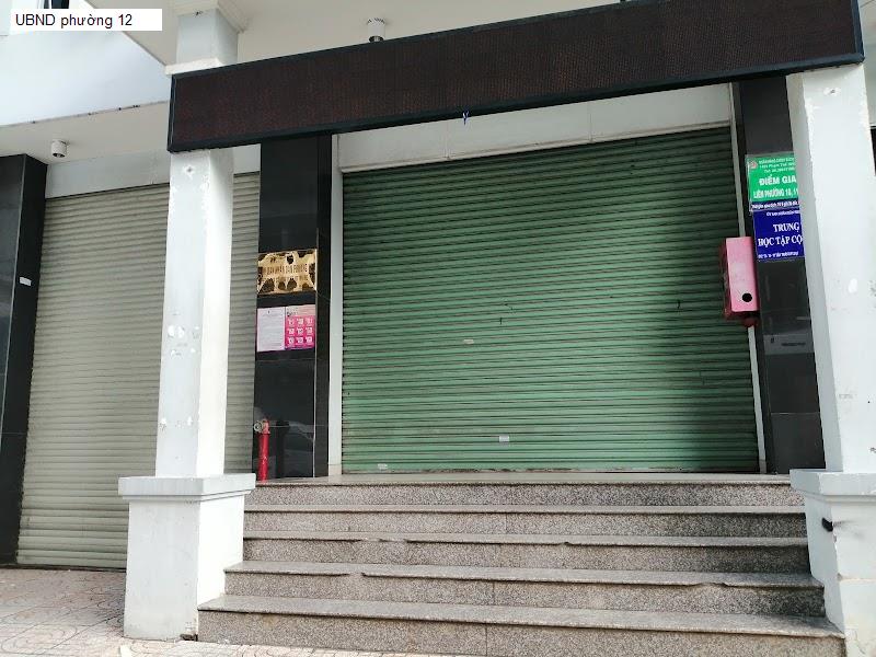 UBND phường 12