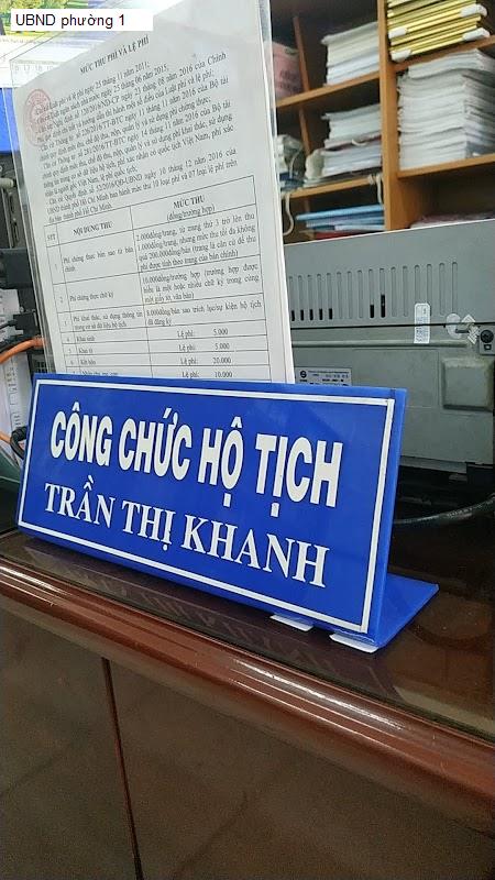 UBND phường 1