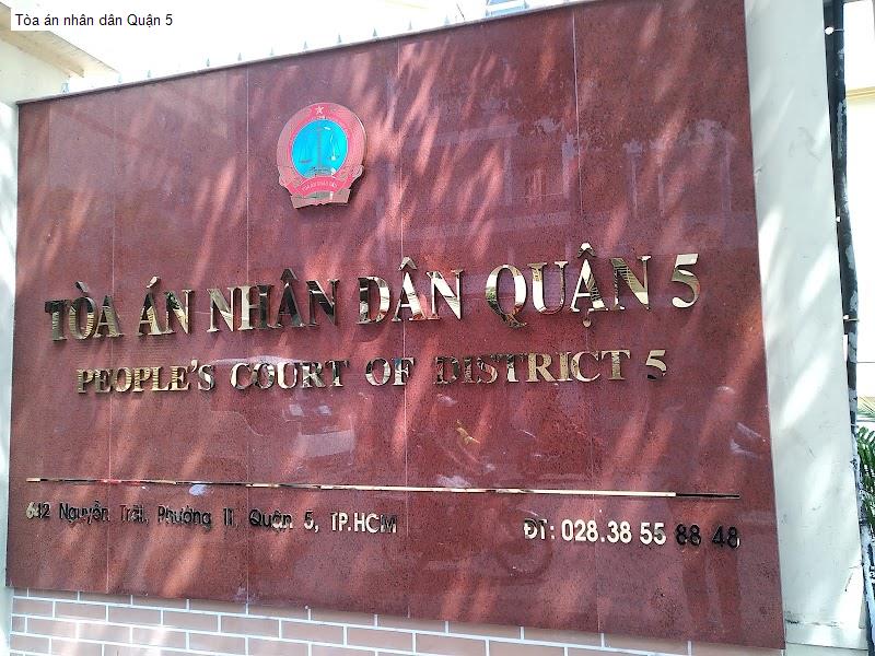 Tòa án nhân dân Quận 5