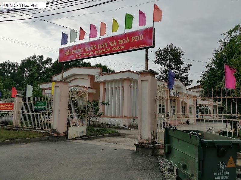 UBND xã Hòa Phú