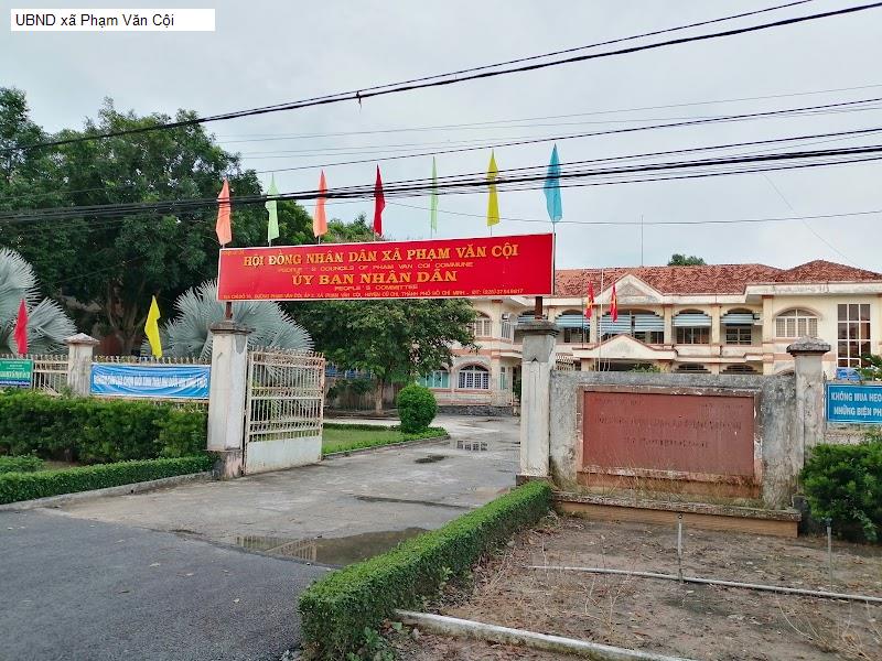 UBND xã Phạm Văn Cội