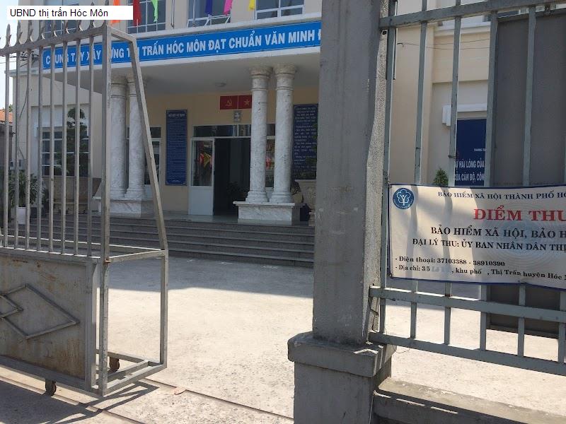 UBND thị trấn Hóc Môn