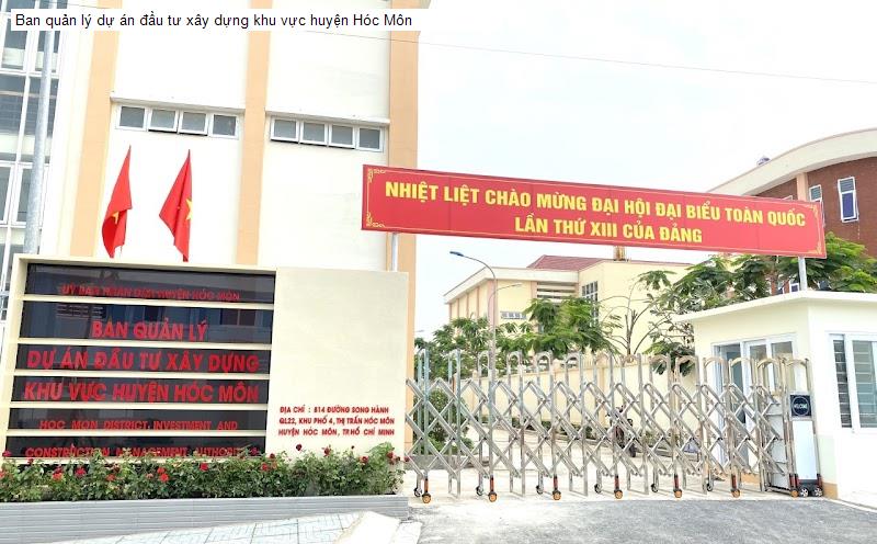 Ban quản lý dự án đầu tư xây dựng khu vực huyện Hóc Môn
