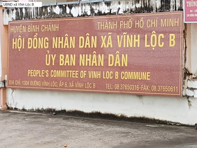 UBND xã Vĩnh Lộc B