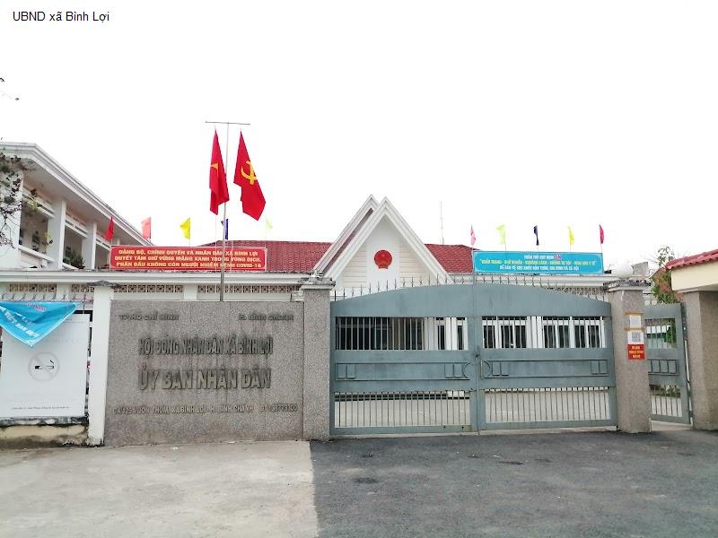 UBND xã Bình Lợi