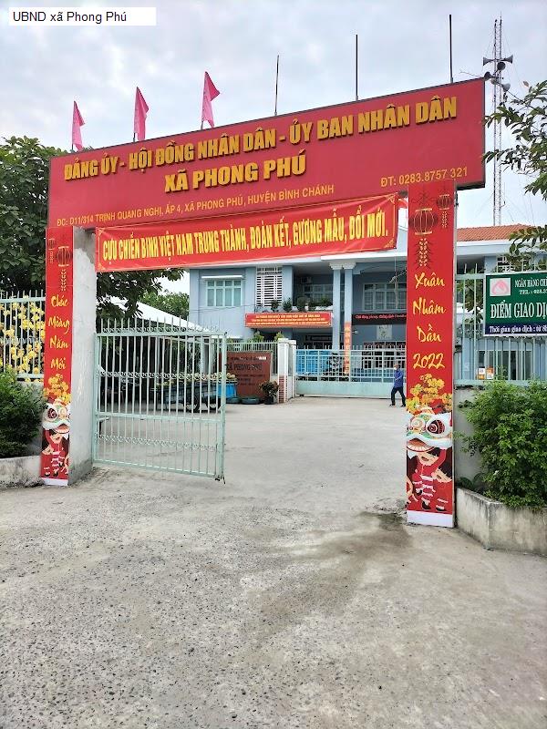 UBND xã Phong Phú